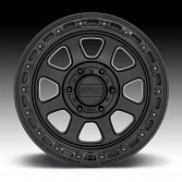 KMC Chase KM548 Satin Black Custom Wheels Rims 3